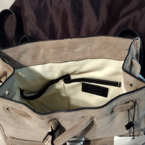 NWT Rag & Bone Tan Suede Small Backpack - Picture 6 of 11